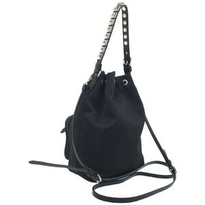 Prada Black 2way Bag Shoulder Bucket Duet